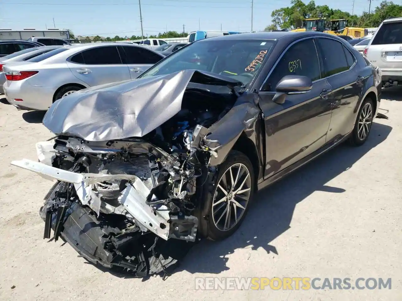 2 Photograph of a damaged car 4T1F31AK9NU572414 TOYOTA CAMRY 2022