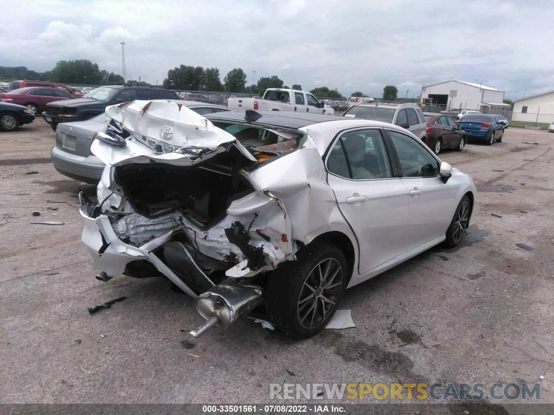 4 Photograph of a damaged car 4T1FZ1AK5NU062849 TOYOTA CAMRY 2022