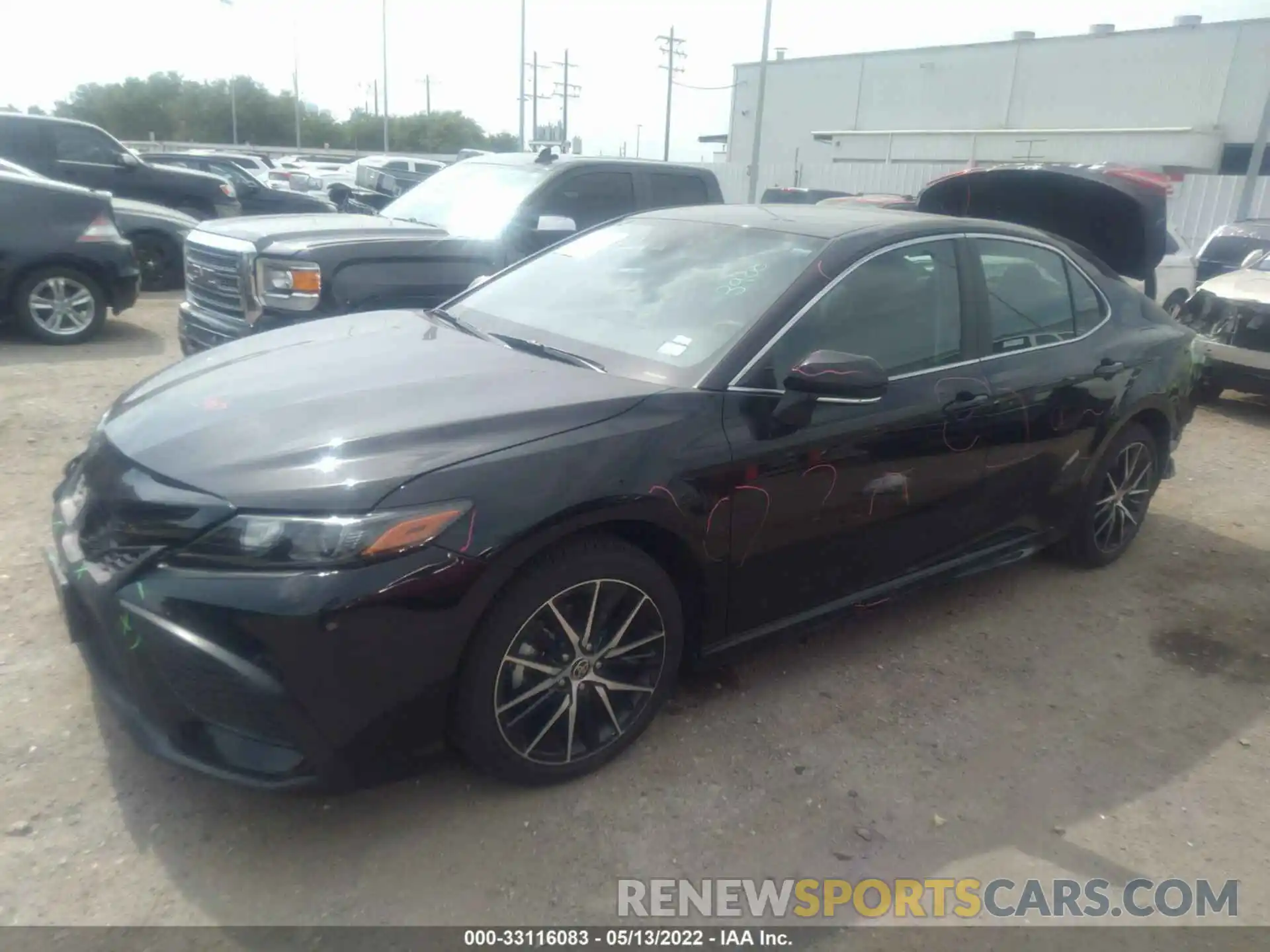 2 Photograph of a damaged car 4T1G11AK0NU005082 TOYOTA CAMRY 2022