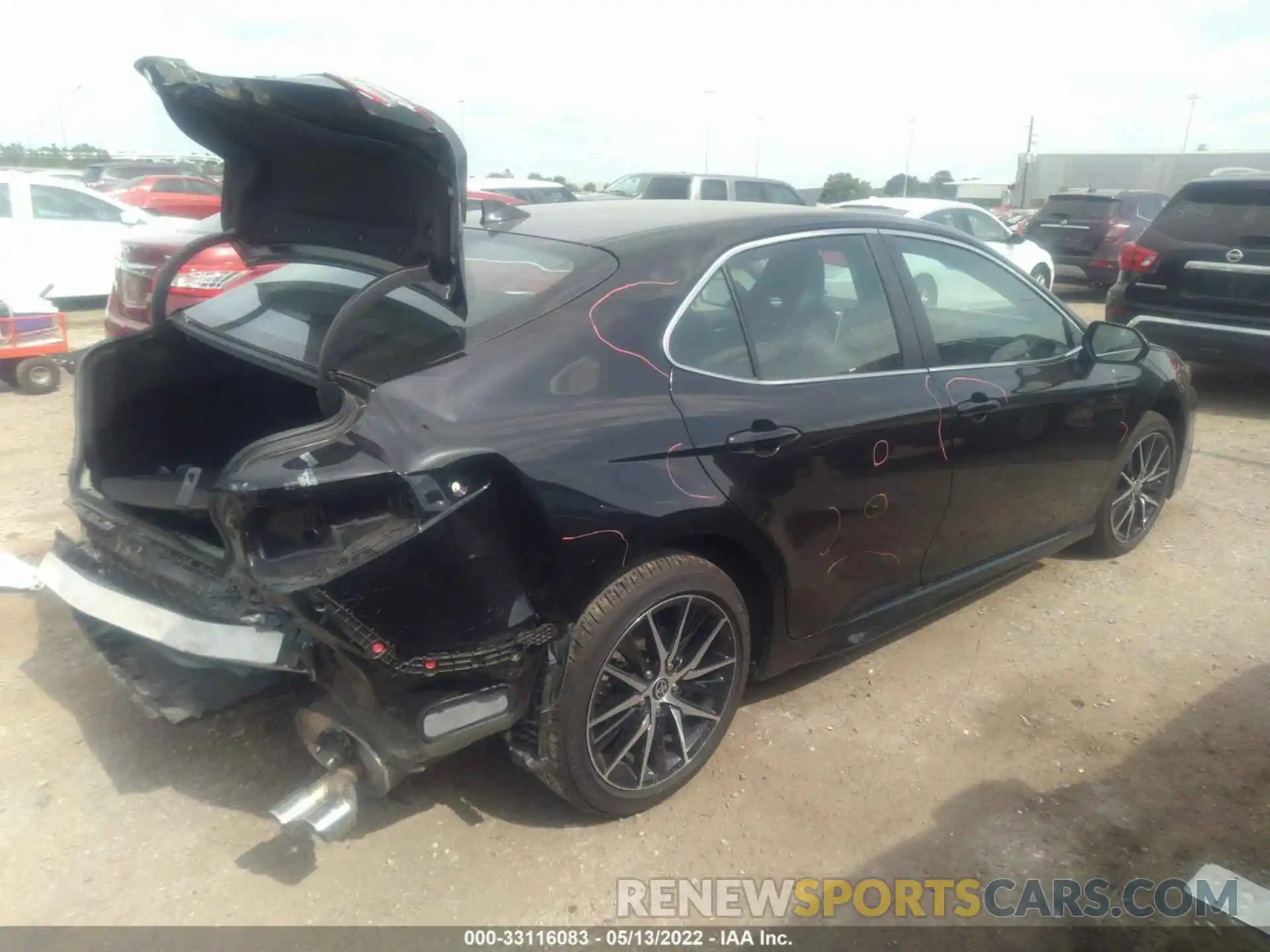 4 Photograph of a damaged car 4T1G11AK0NU005082 TOYOTA CAMRY 2022