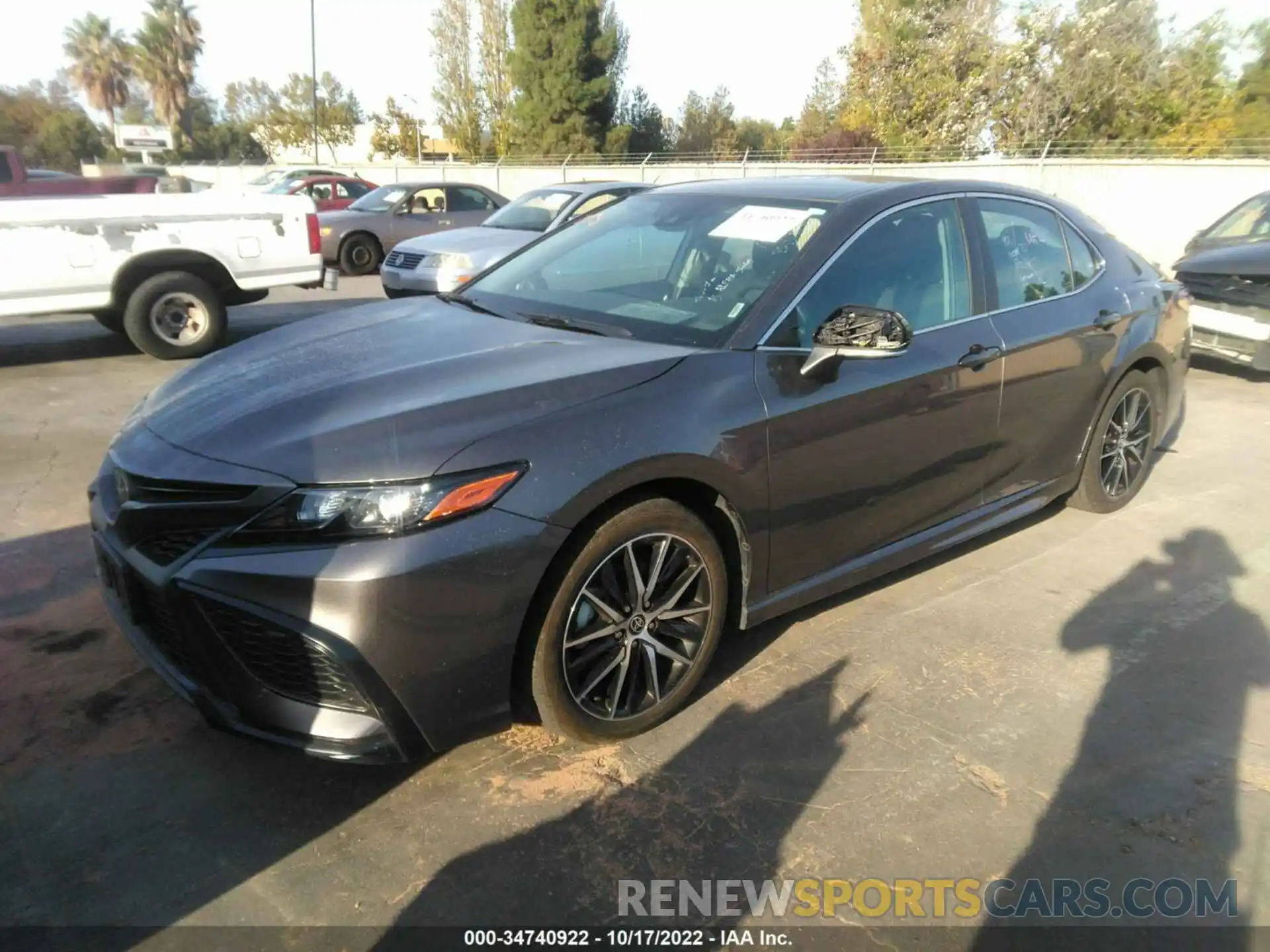 2 Photograph of a damaged car 4T1G11AK0NU009424 TOYOTA CAMRY 2022