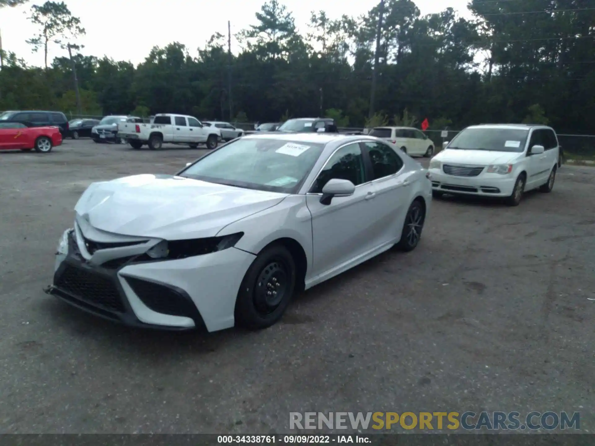 2 Photograph of a damaged car 4T1G11AK0NU051351 TOYOTA CAMRY 2022