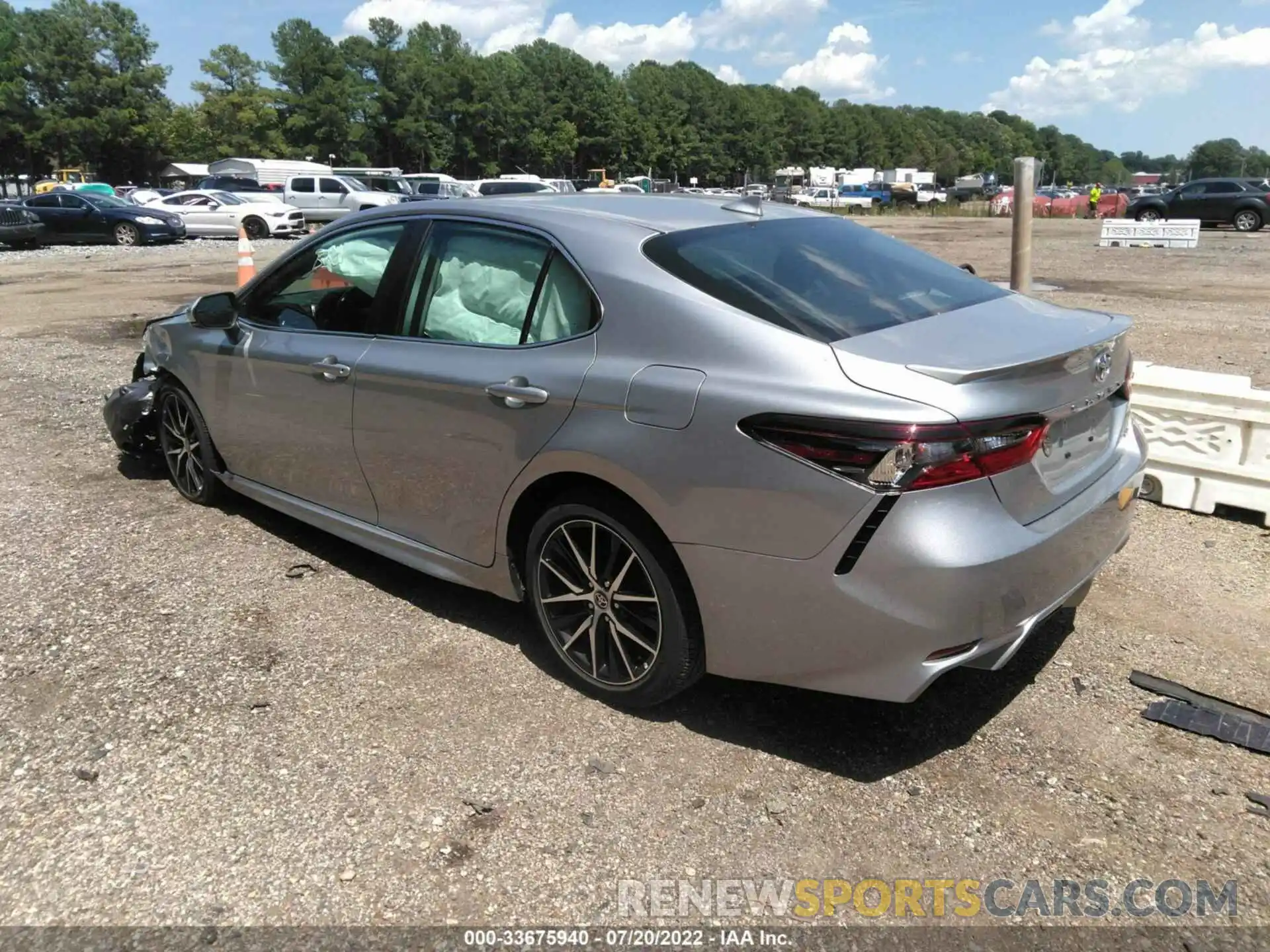 3 Photograph of a damaged car 4T1G11AK0NU499394 TOYOTA CAMRY 2022