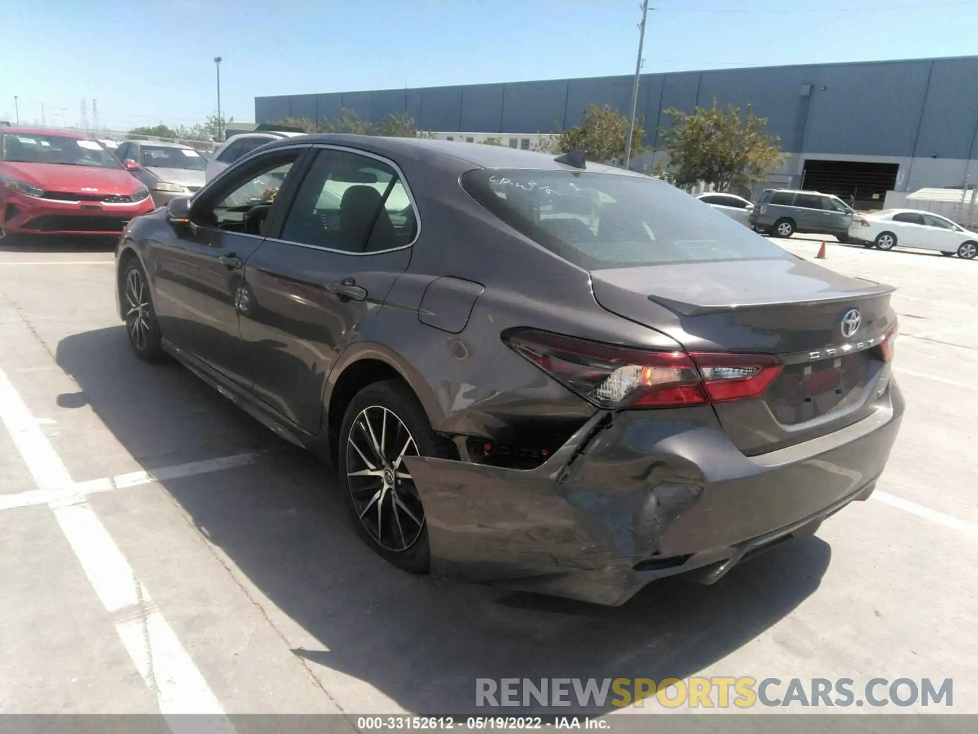 3 Photograph of a damaged car 4T1G11AK0NU499444 TOYOTA CAMRY 2022