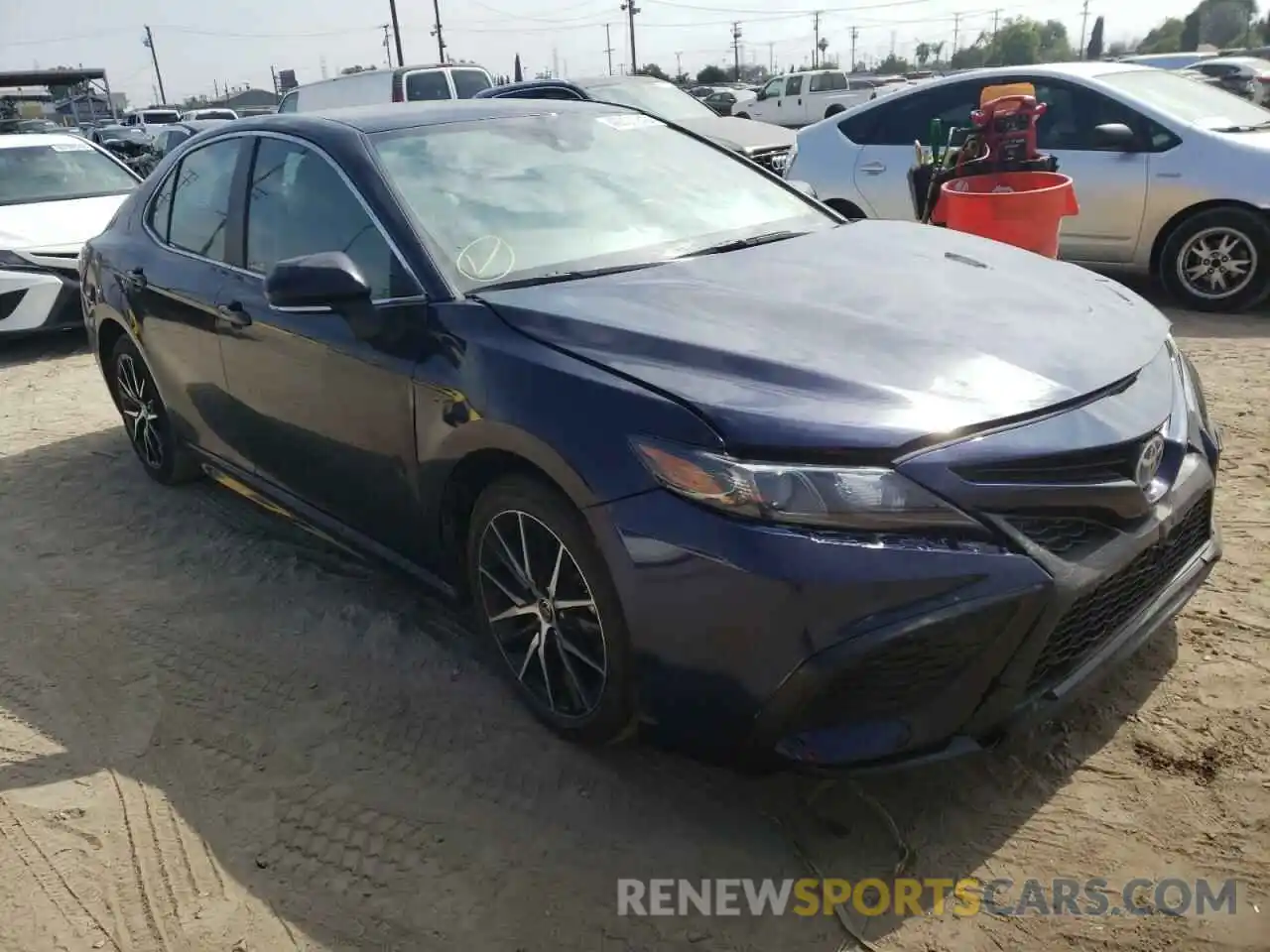 1 Photograph of a damaged car 4T1G11AK0NU620666 TOYOTA CAMRY 2022