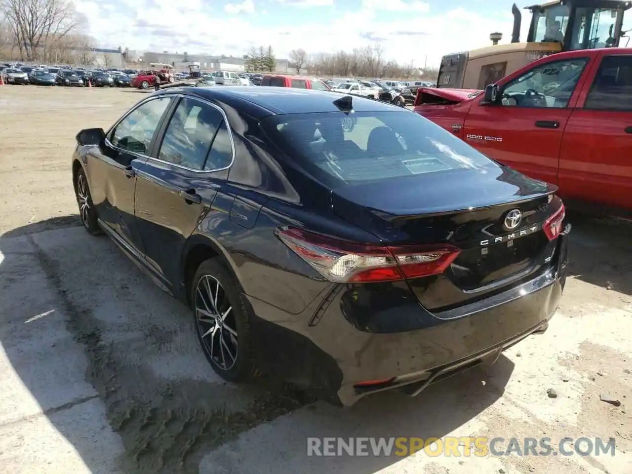 3 Photograph of a damaged car 4T1G11AK0NU625754 TOYOTA CAMRY 2022