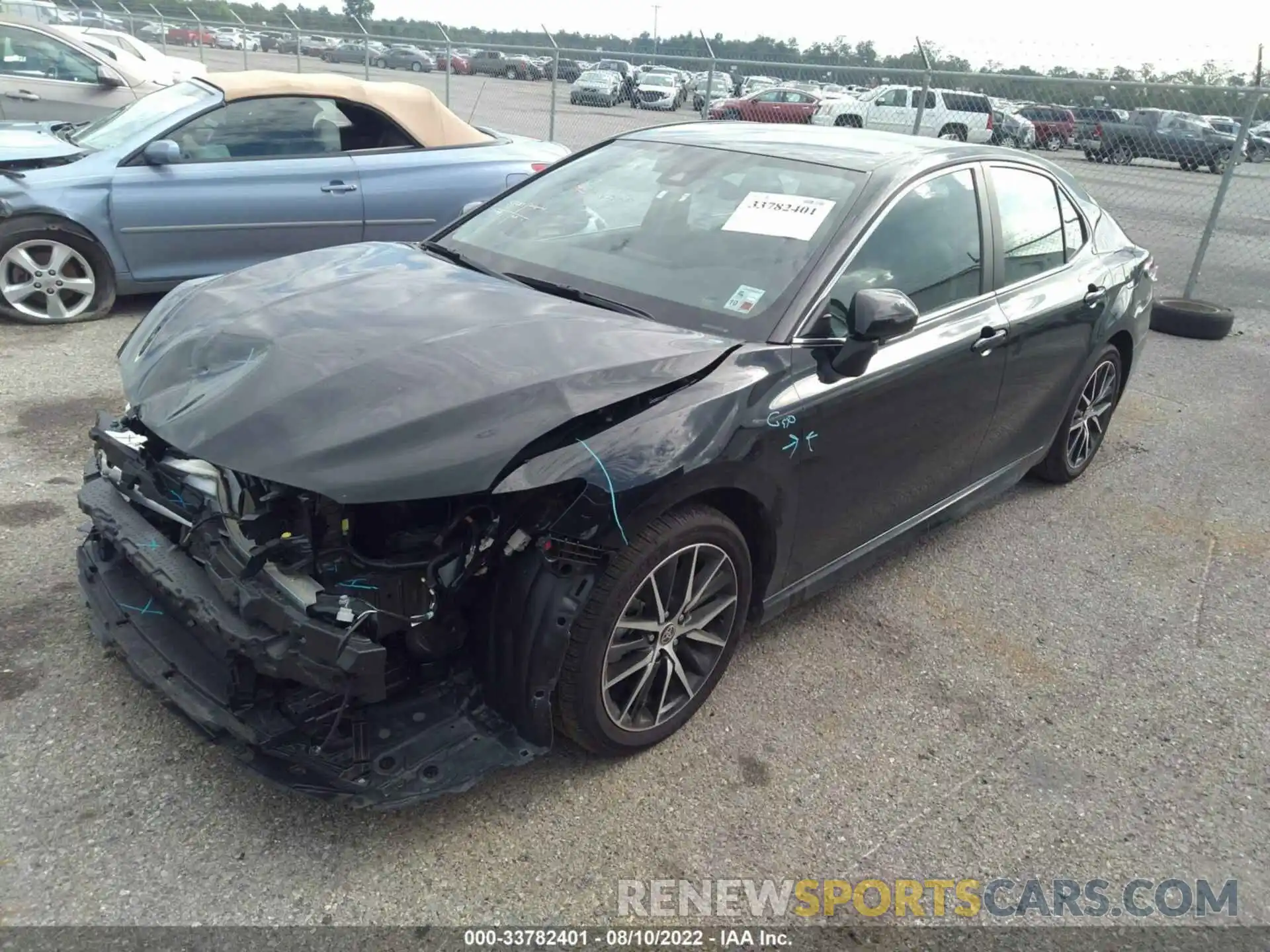 2 Photograph of a damaged car 4T1G11AK0NU626953 TOYOTA CAMRY 2022