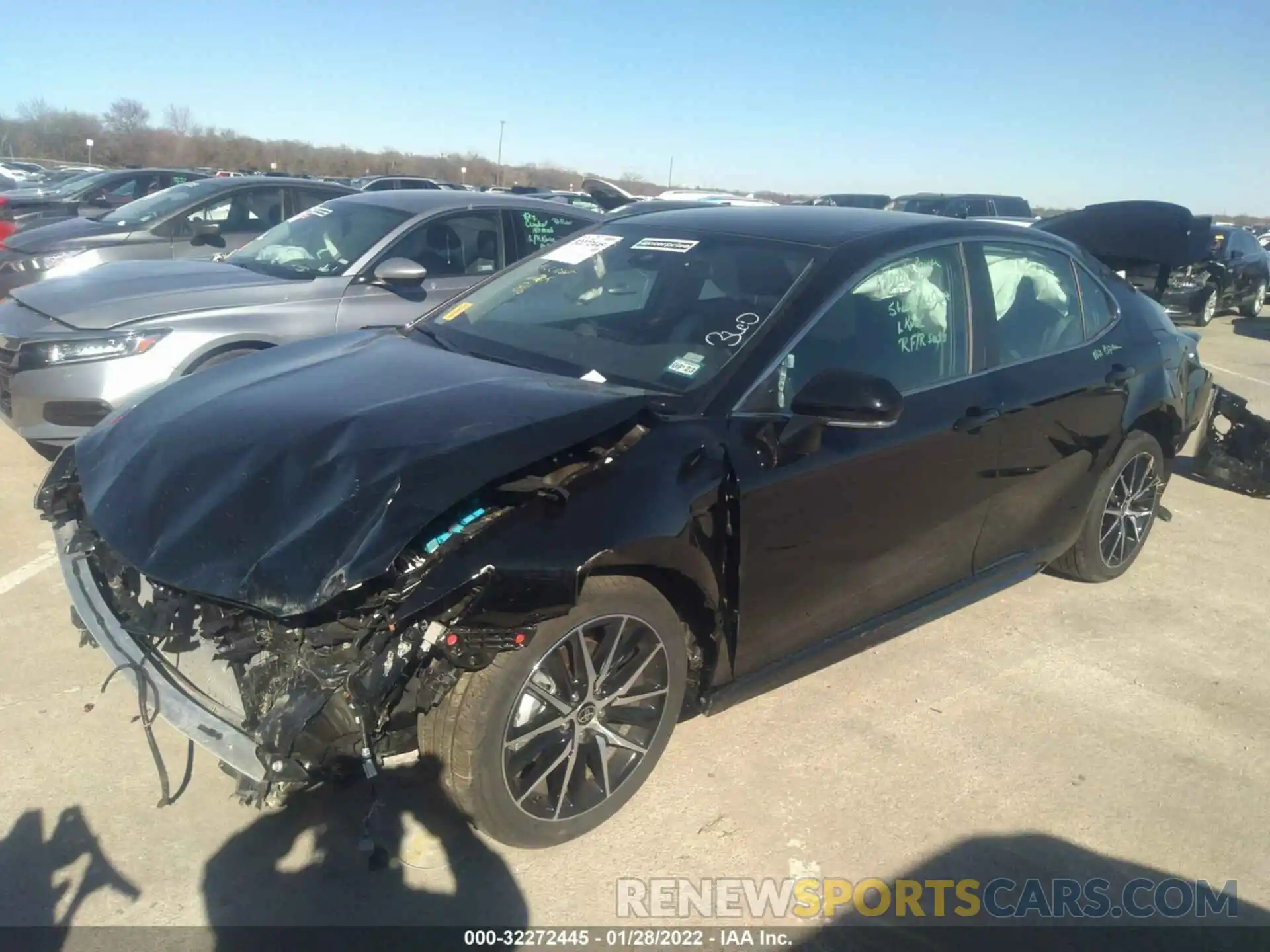 2 Photograph of a damaged car 4T1G11AK0NU630257 TOYOTA CAMRY 2022