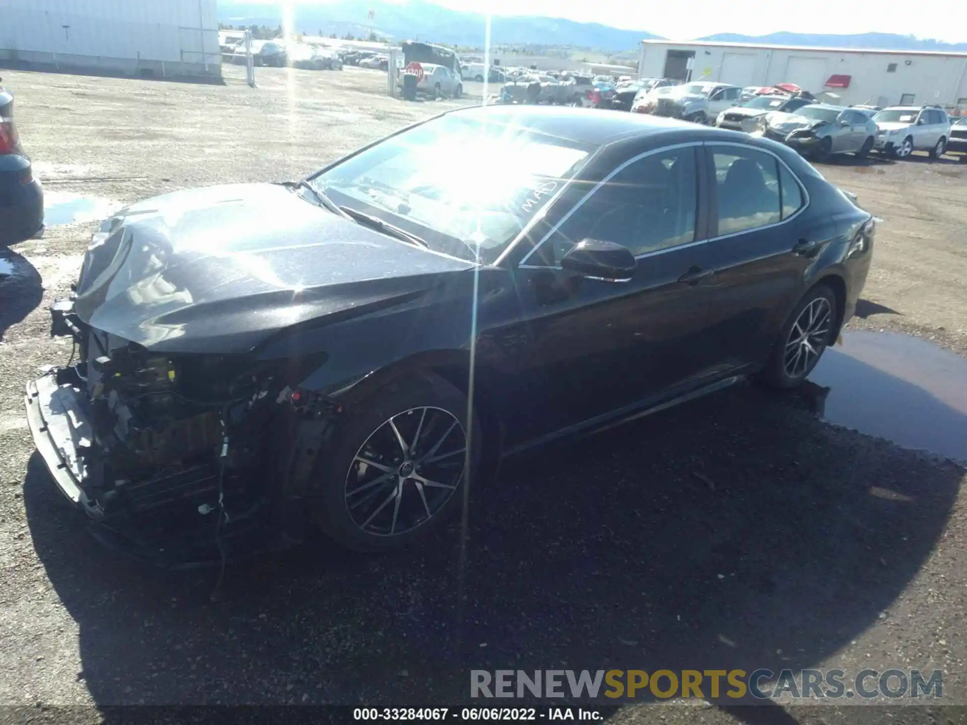 2 Photograph of a damaged car 4T1G11AK0NU668961 TOYOTA CAMRY 2022