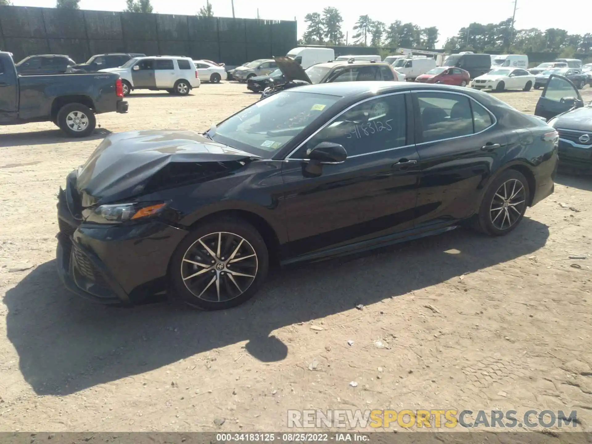 2 Photograph of a damaged car 4T1G11AK0NU684755 TOYOTA CAMRY 2022