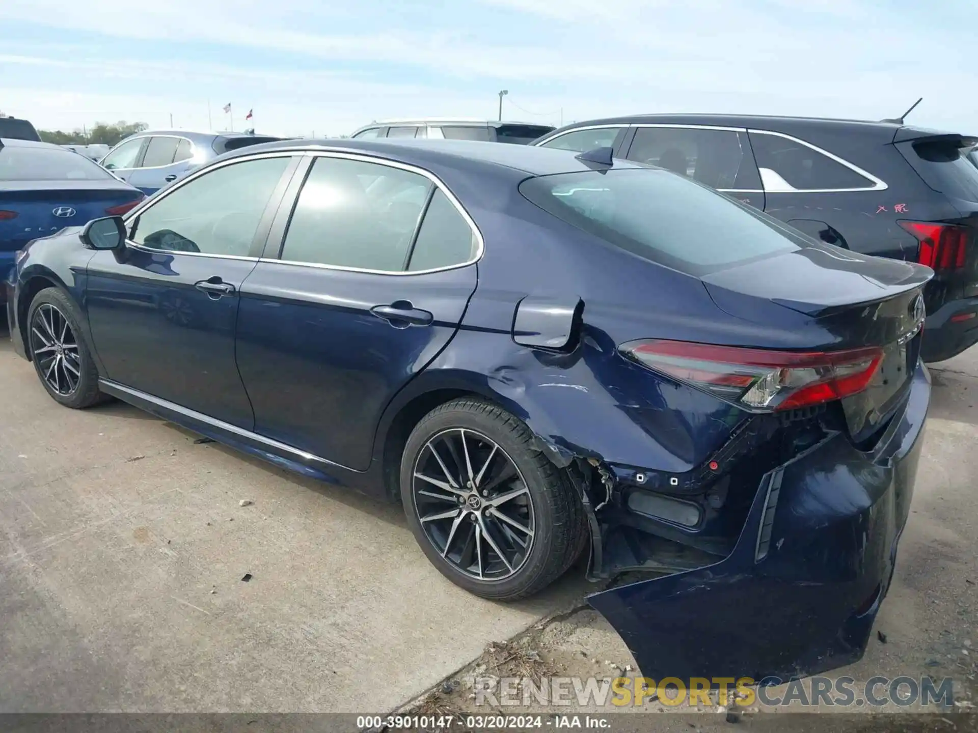 3 Photograph of a damaged car 4T1G11AK0NU706656 TOYOTA CAMRY 2022