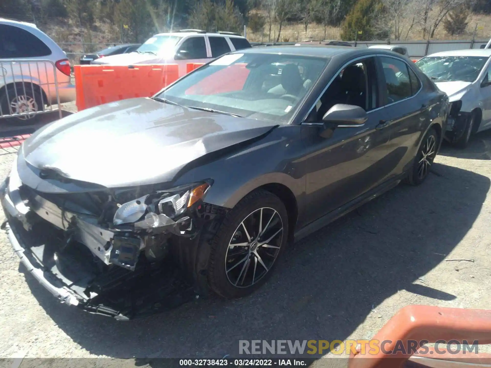 2 Photograph of a damaged car 4T1G11AK1NU004393 TOYOTA CAMRY 2022