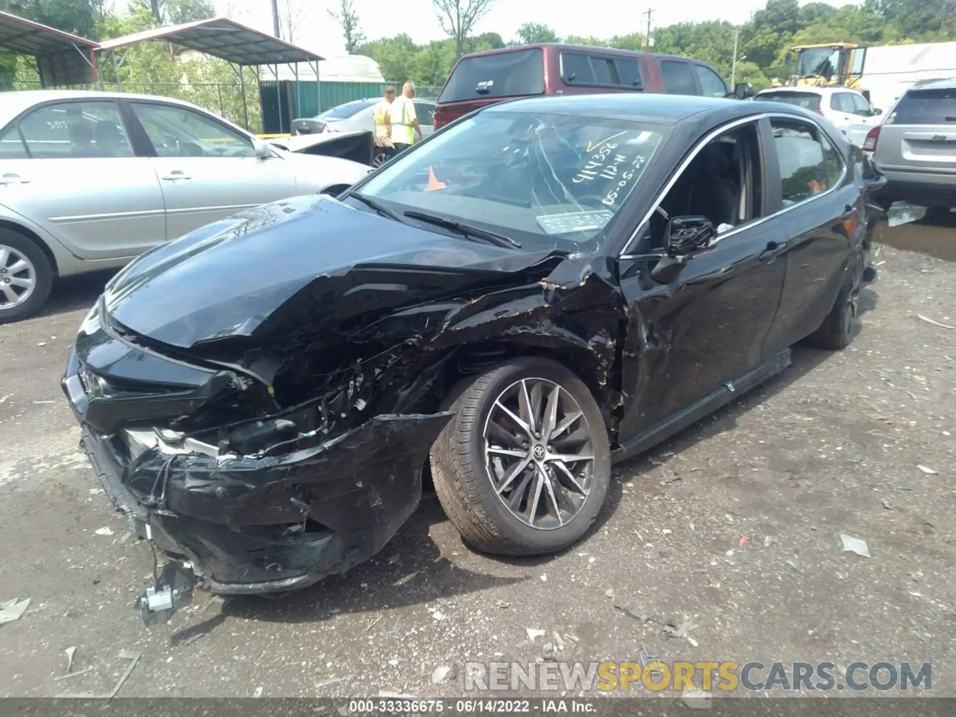 2 Photograph of a damaged car 4T1G11AK1NU618067 TOYOTA CAMRY 2022