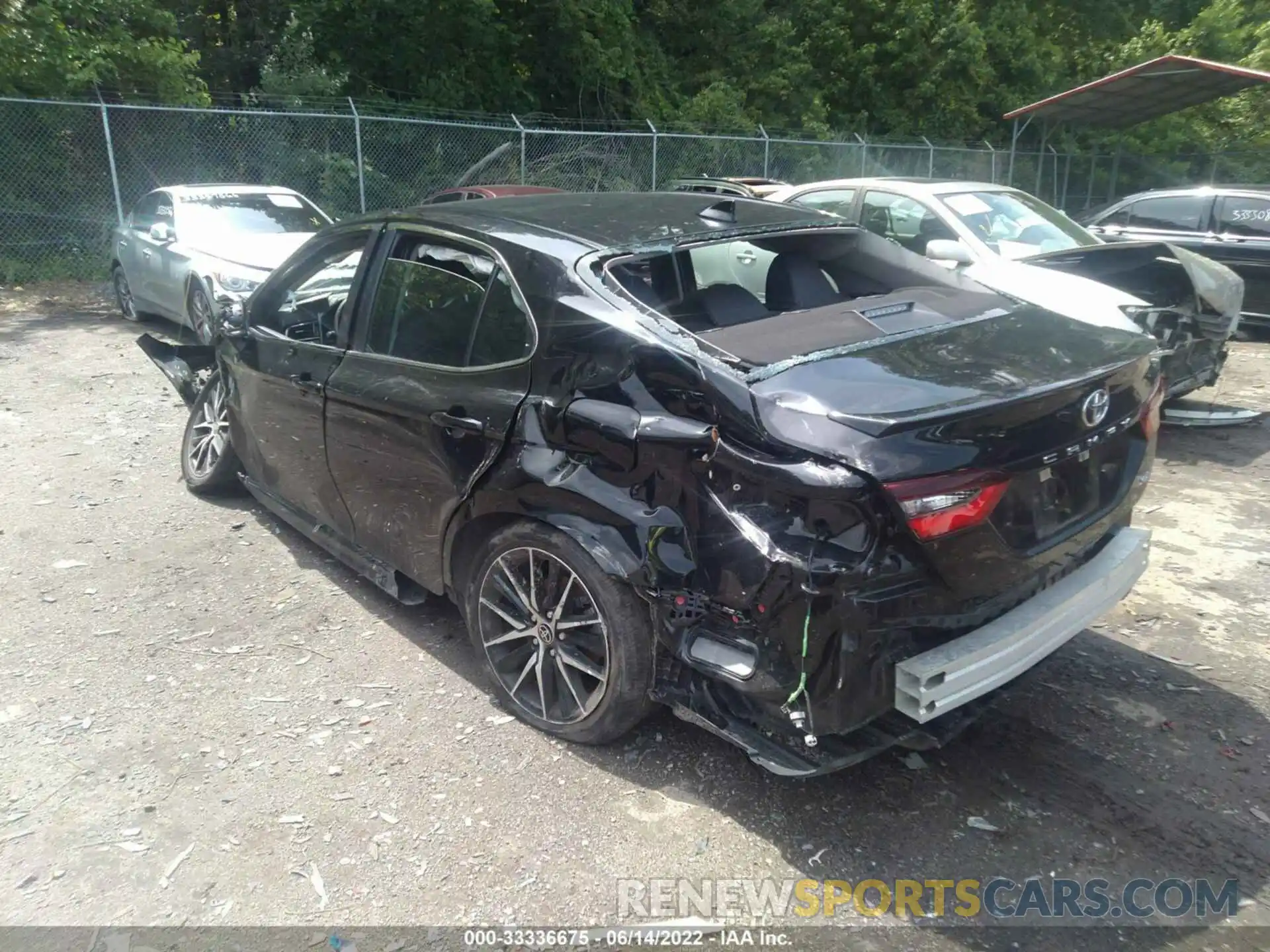 3 Photograph of a damaged car 4T1G11AK1NU618067 TOYOTA CAMRY 2022