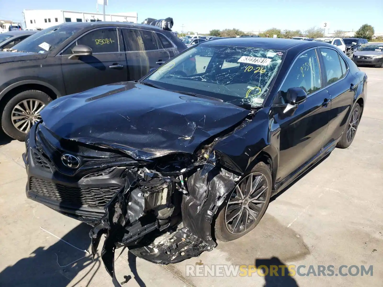 2 Photograph of a damaged car 4T1G11AK1NU618635 TOYOTA CAMRY 2022