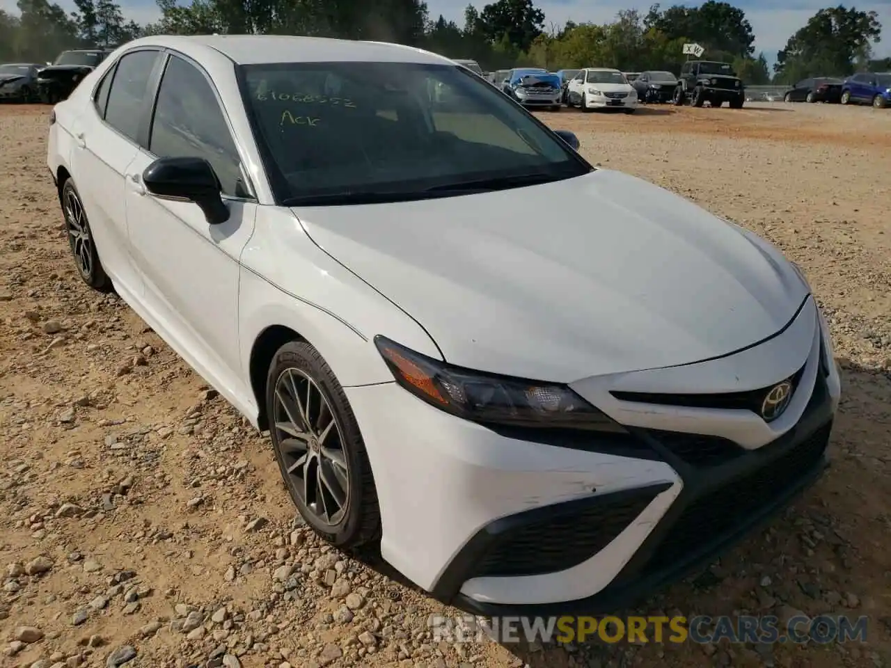 1 Photograph of a damaged car 4T1G11AK1NU645334 TOYOTA CAMRY 2022