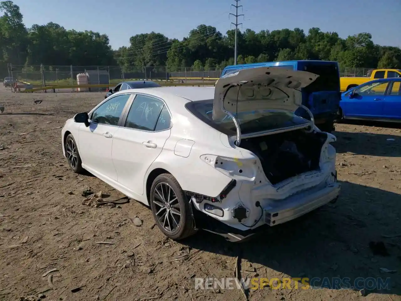 3 Photograph of a damaged car 4T1G11AK1NU656818 TOYOTA CAMRY 2022