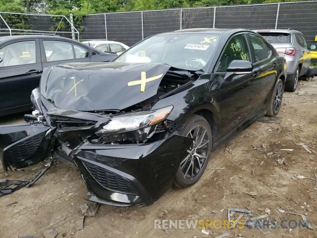 2 Photograph of a damaged car 4T1G11AK1NU668869 TOYOTA CAMRY 2022