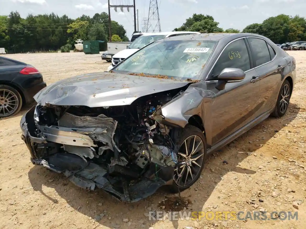 2 Photograph of a damaged car 4T1G11AK2NU018917 TOYOTA CAMRY 2022