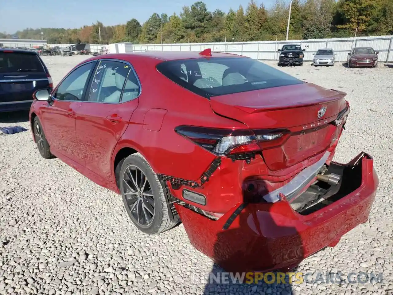 3 Photograph of a damaged car 4T1G11AK2NU032221 TOYOTA CAMRY 2022