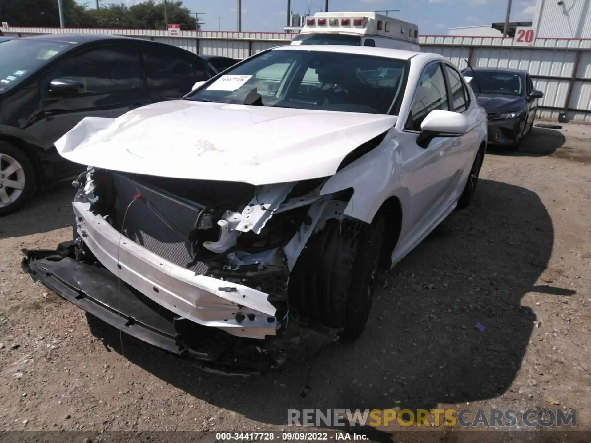 2 Photograph of a damaged car 4T1G11AK2NU052159 TOYOTA CAMRY 2022