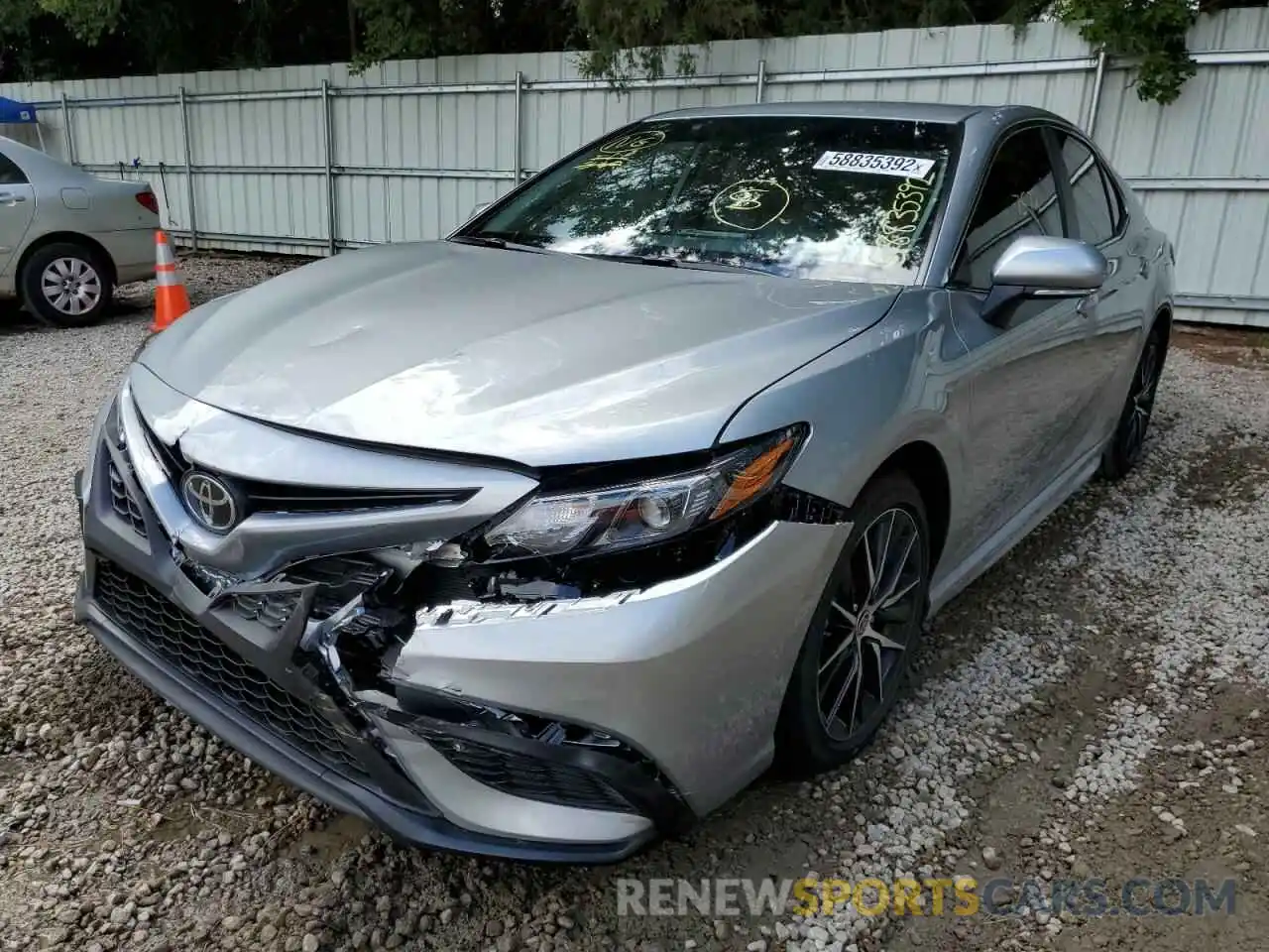 2 Photograph of a damaged car 4T1G11AK2NU065395 TOYOTA CAMRY 2022