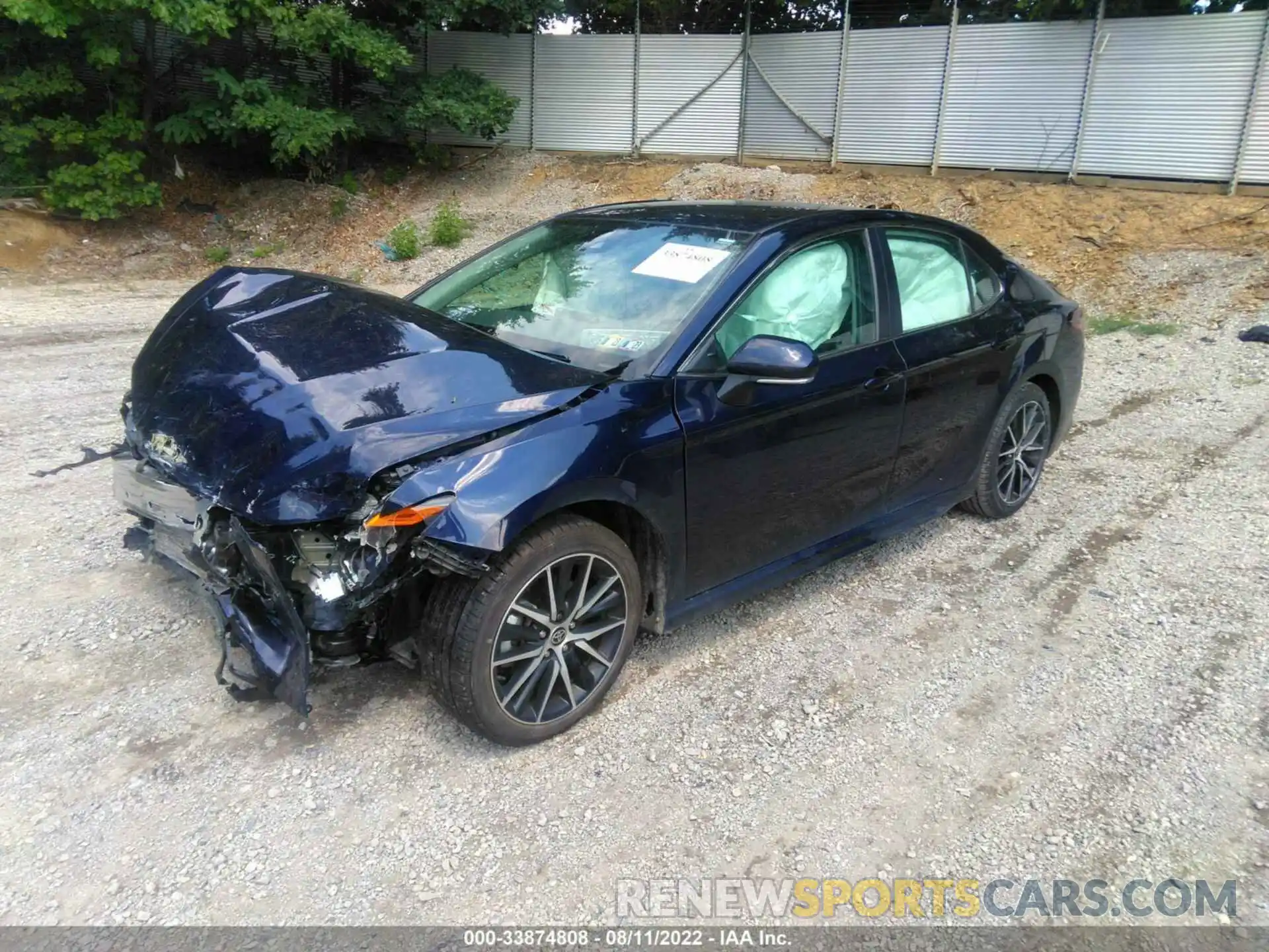 2 Photograph of a damaged car 4T1G11AK2NU619664 TOYOTA CAMRY 2022