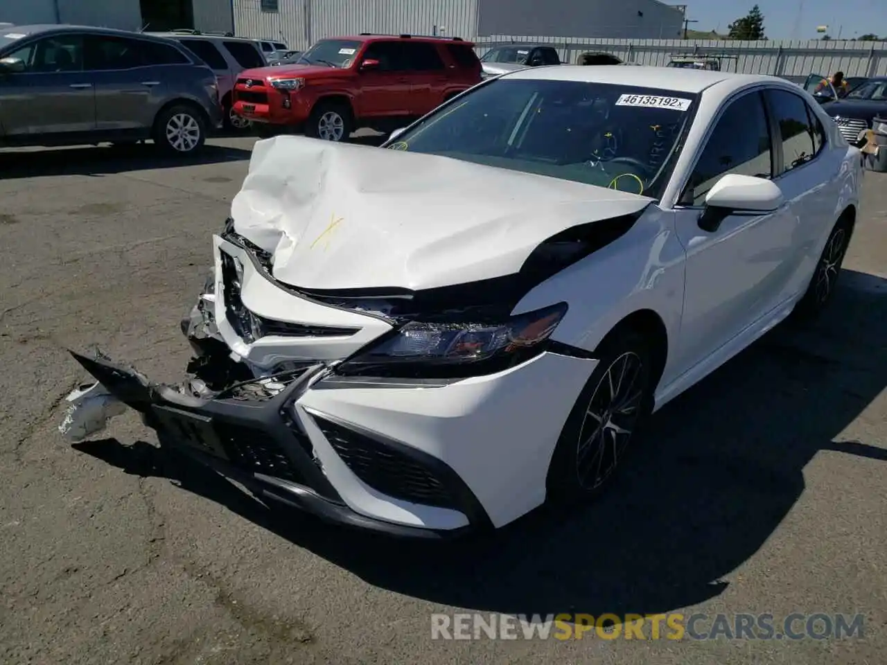 2 Photograph of a damaged car 4T1G11AK2NU620037 TOYOTA CAMRY 2022