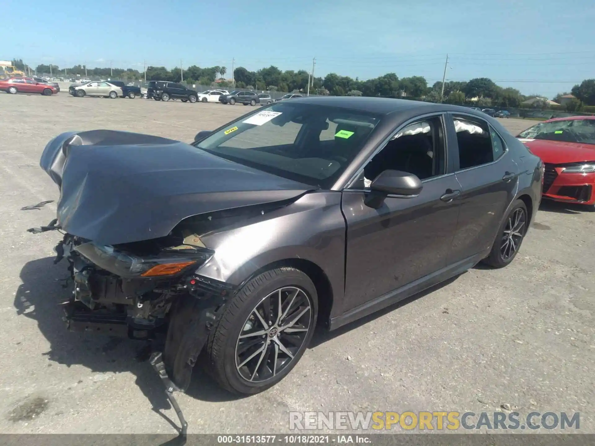 2 Photograph of a damaged car 4T1G11AK2NU621172 TOYOTA CAMRY 2022