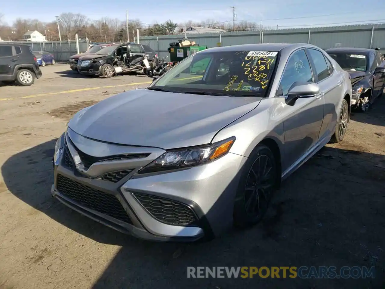 2 Photograph of a damaged car 4T1G11AK2NU642281 TOYOTA CAMRY 2022