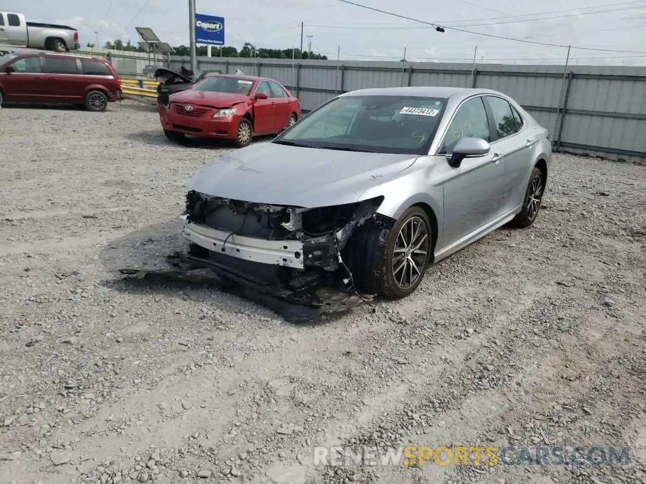 2 Фотография поврежденного автомобиля 4T1G11AK2NU655127 TOYOTA CAMRY 2022