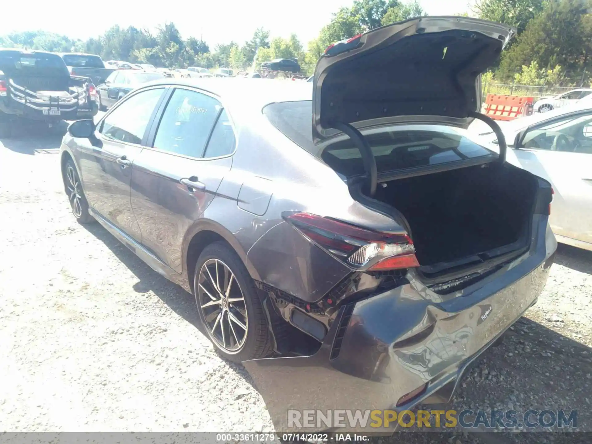 3 Photograph of a damaged car 4T1G11AK2NU676995 TOYOTA CAMRY 2022