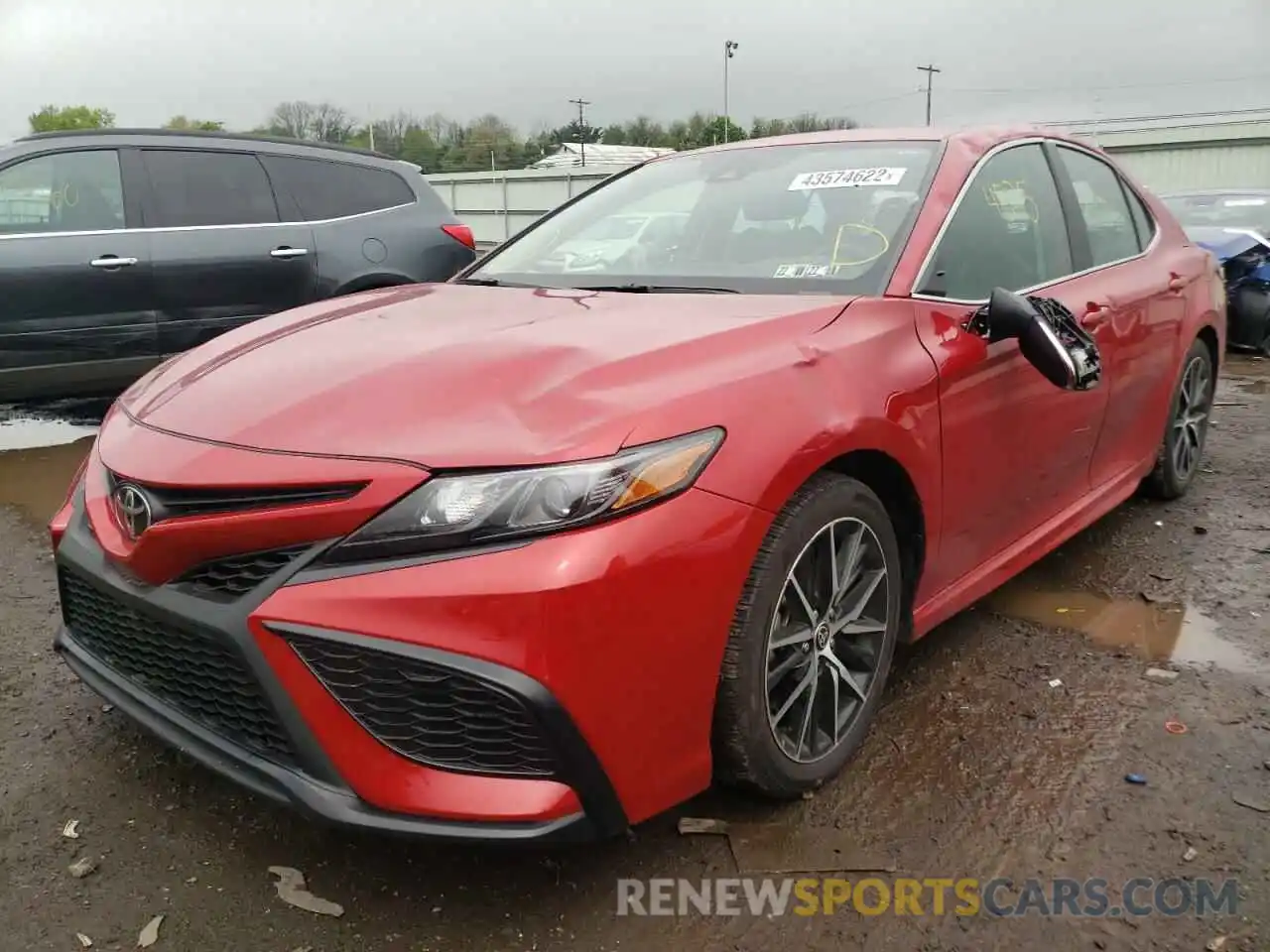 2 Photograph of a damaged car 4T1G11AK3NU009952 TOYOTA CAMRY 2022