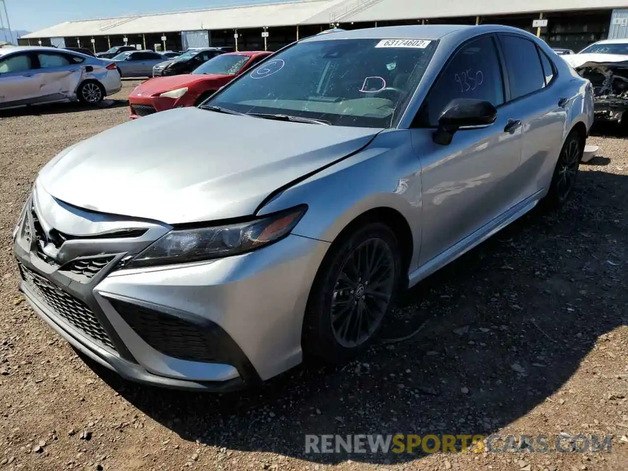 2 Photograph of a damaged car 4T1G11AK3NU024239 TOYOTA CAMRY 2022