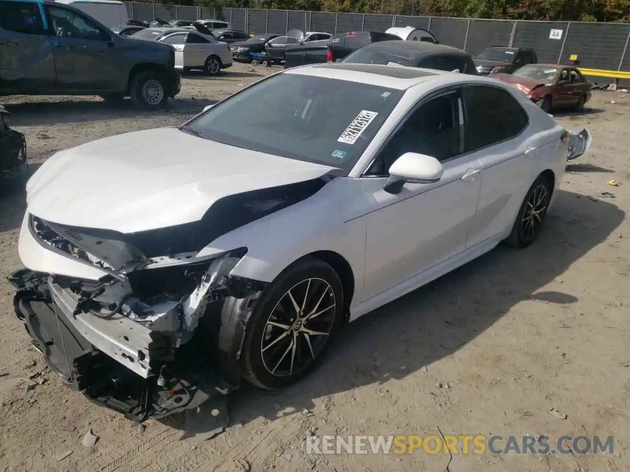 2 Photograph of a damaged car 4T1G11AK3NU627126 TOYOTA CAMRY 2022