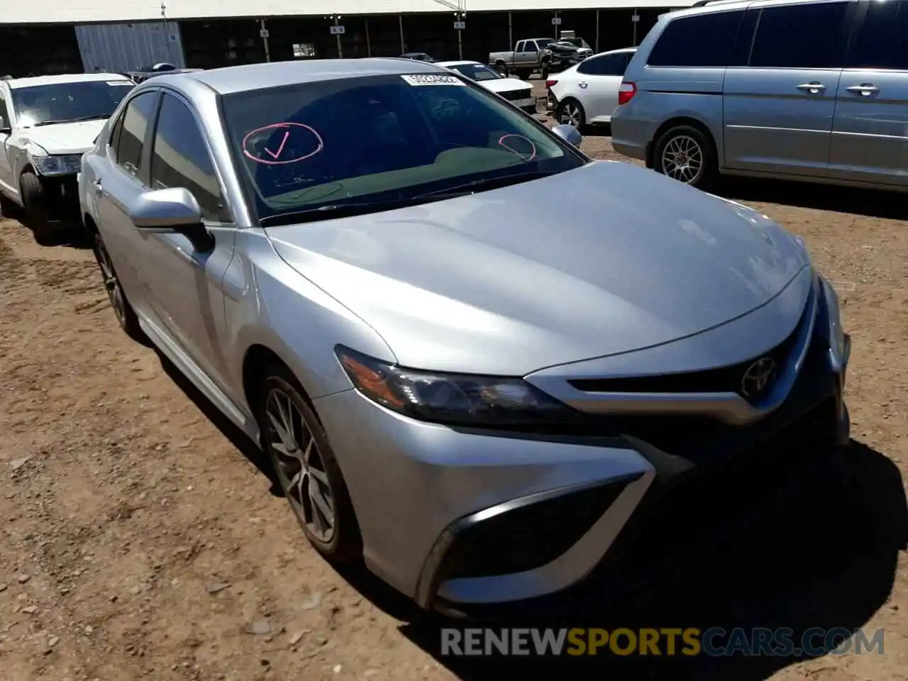 1 Photograph of a damaged car 4T1G11AK3NU635534 TOYOTA CAMRY 2022