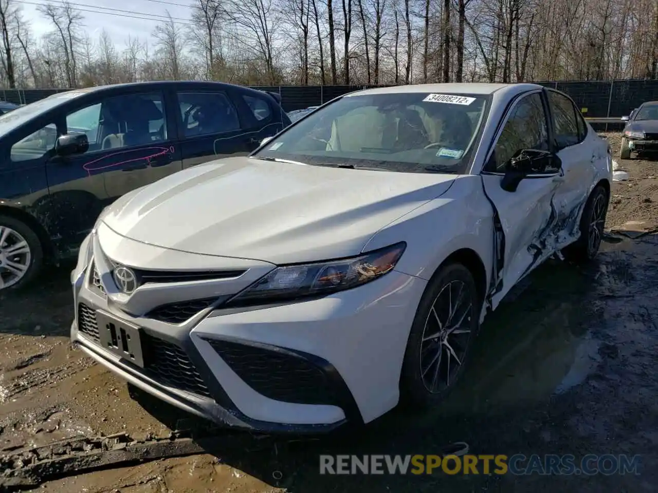 2 Photograph of a damaged car 4T1G11AK4NU003187 TOYOTA CAMRY 2022