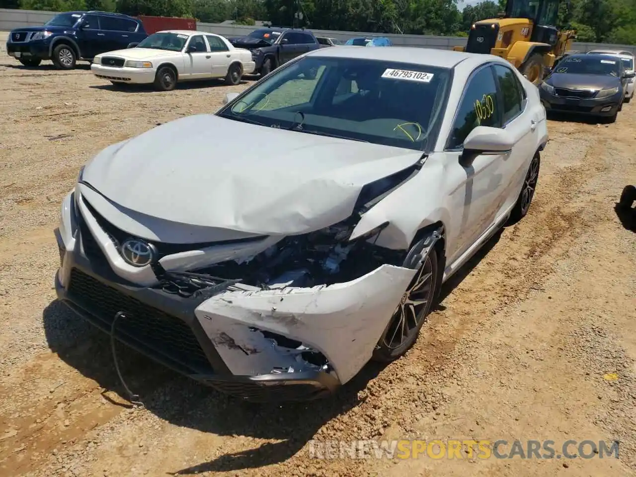 2 Photograph of a damaged car 4T1G11AK4NU019180 TOYOTA CAMRY 2022