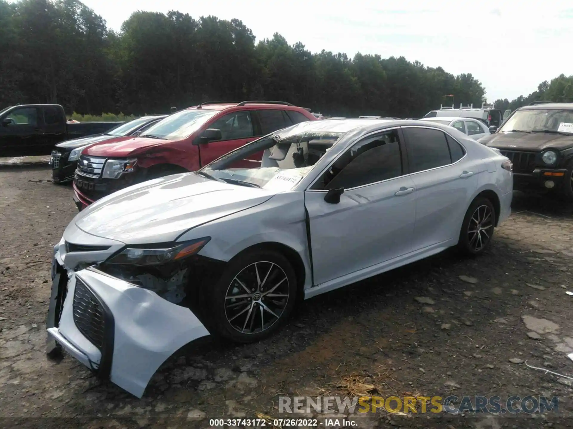 2 Photograph of a damaged car 4T1G11AK4NU062420 TOYOTA CAMRY 2022