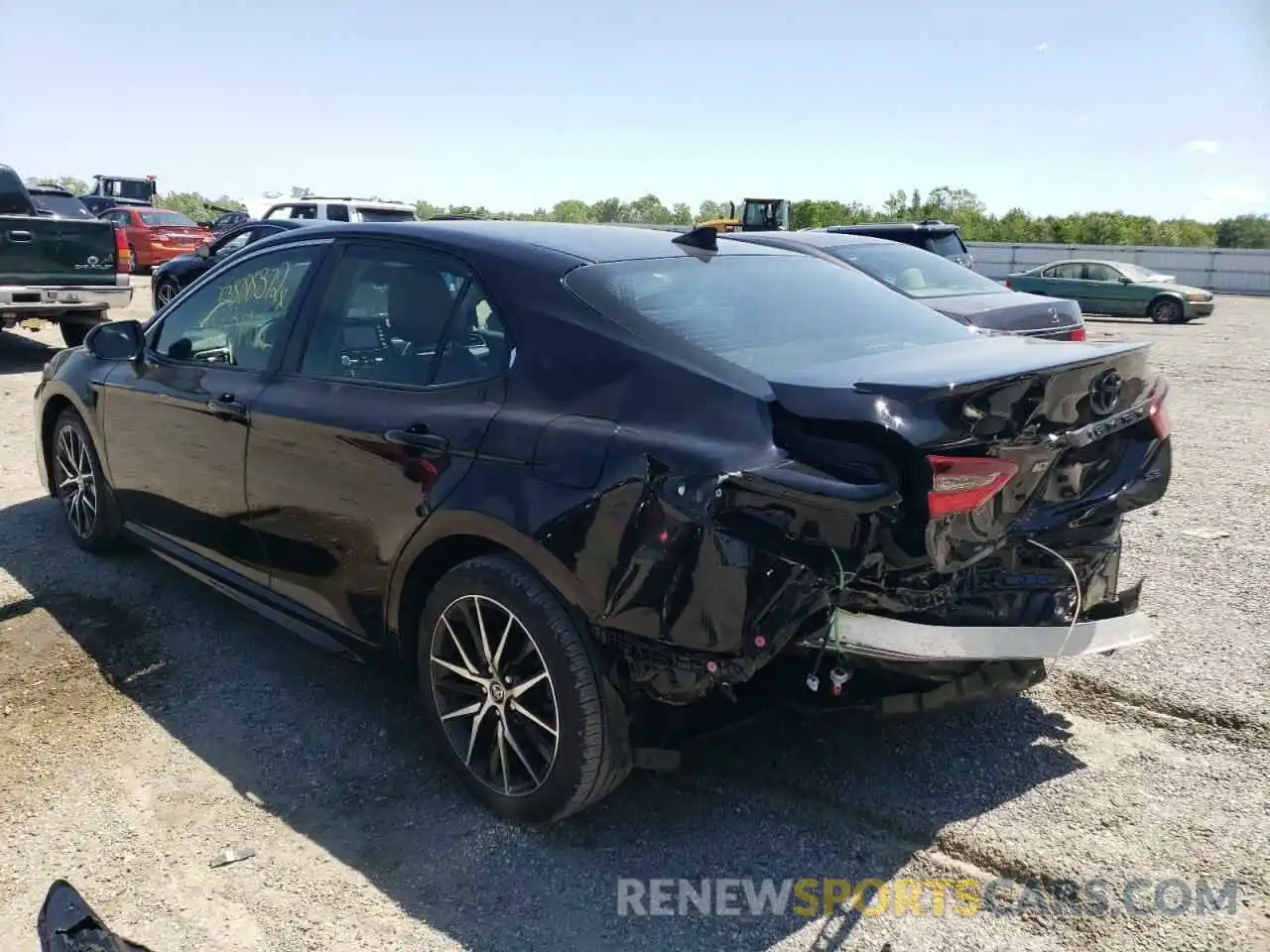 3 Photograph of a damaged car 4T1G11AK4NU651595 TOYOTA CAMRY 2022