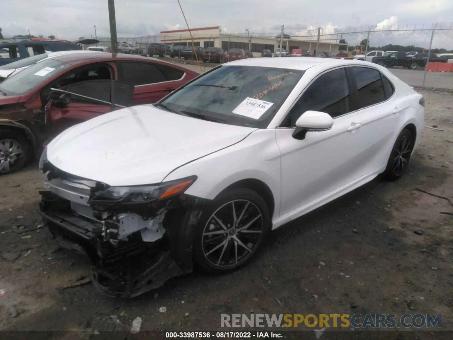 2 Photograph of a damaged car 4T1G11AK4NU714985 TOYOTA CAMRY 2022