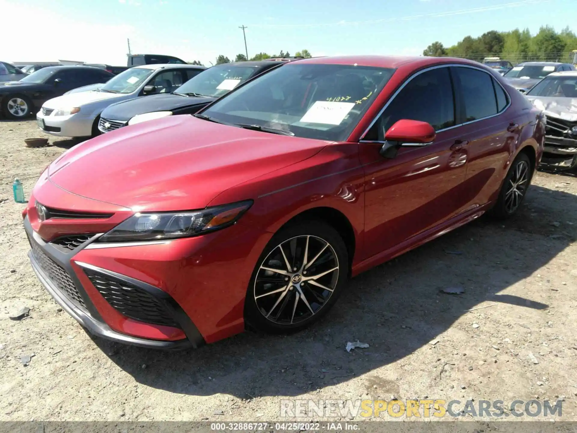 2 Photograph of a damaged car 4T1G11AK5NU018488 TOYOTA CAMRY 2022