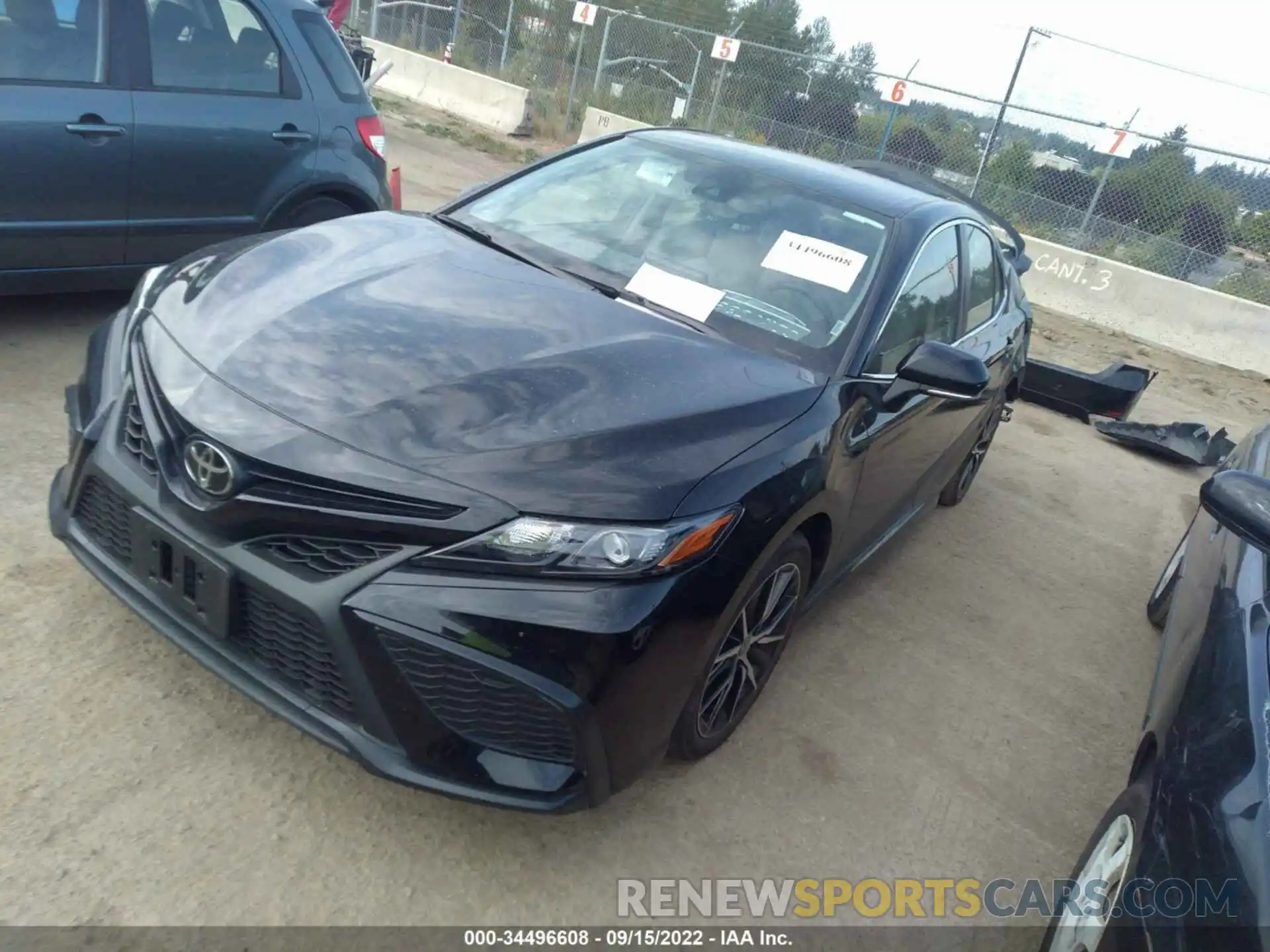 2 Photograph of a damaged car 4T1G11AK5NU046033 TOYOTA CAMRY 2022