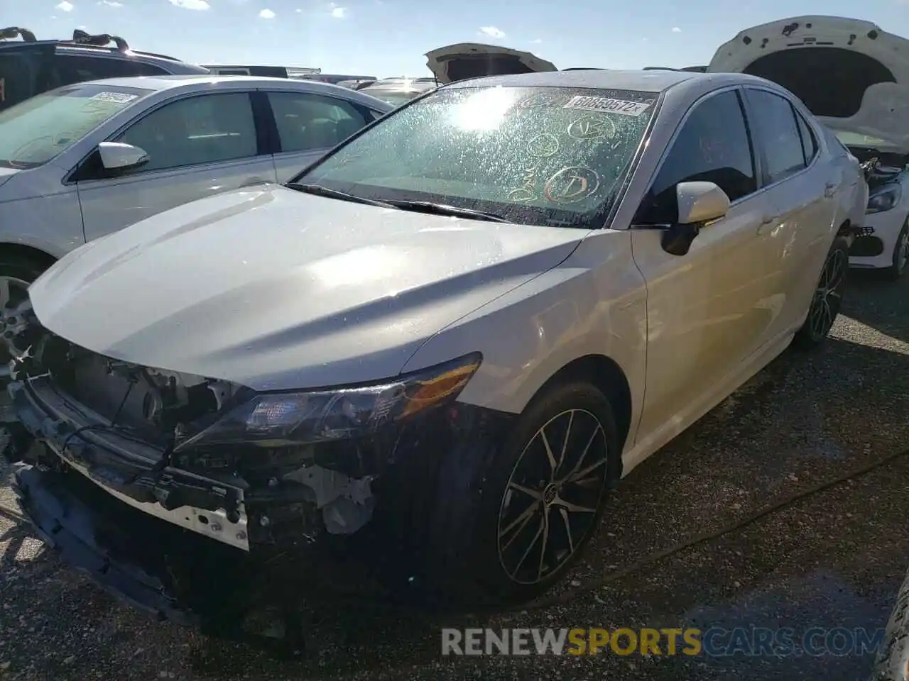 2 Photograph of a damaged car 4T1G11AK5NU055850 TOYOTA CAMRY 2022