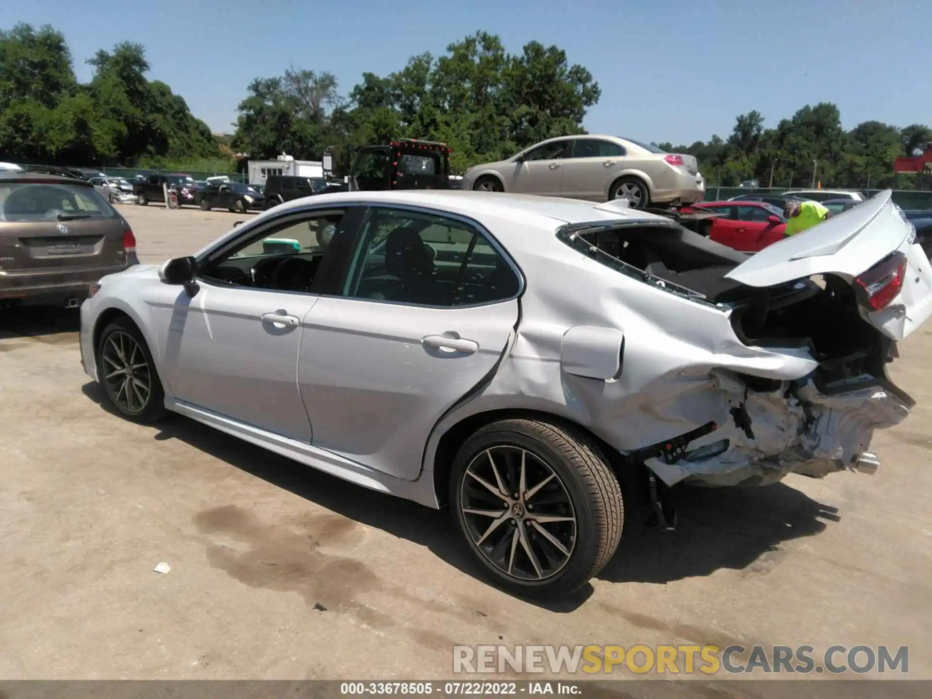 3 Photograph of a damaged car 4T1G11AK5NU060823 TOYOTA CAMRY 2022