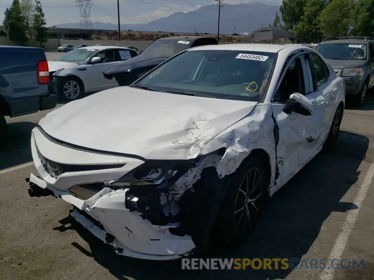 2 Photograph of a damaged car 4T1G11AK5NU619092 TOYOTA CAMRY 2022