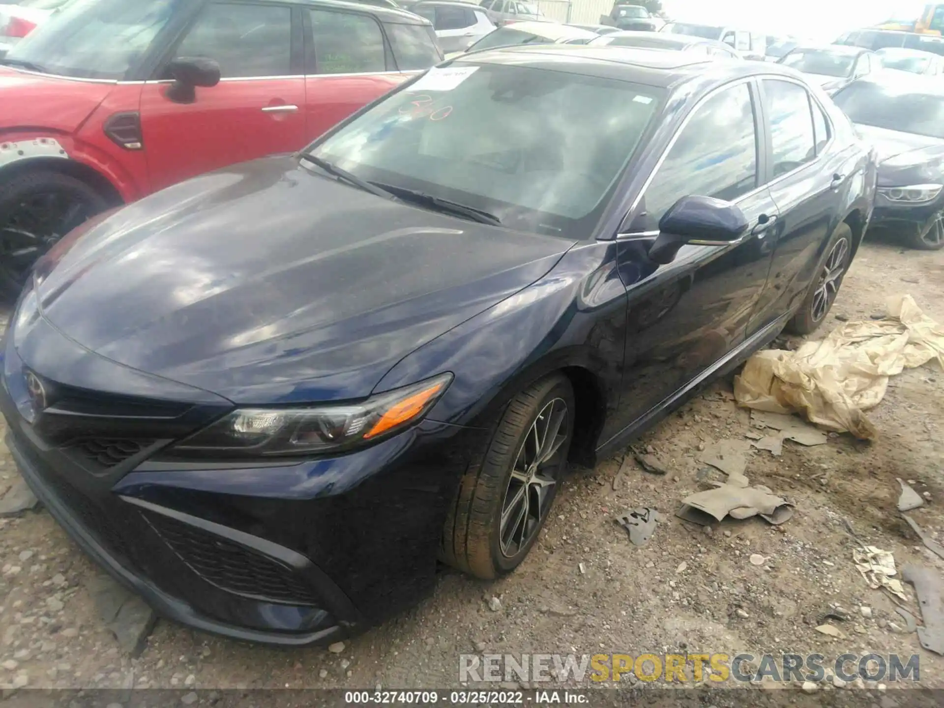 2 Photograph of a damaged car 4T1G11AK5NU622302 TOYOTA CAMRY 2022