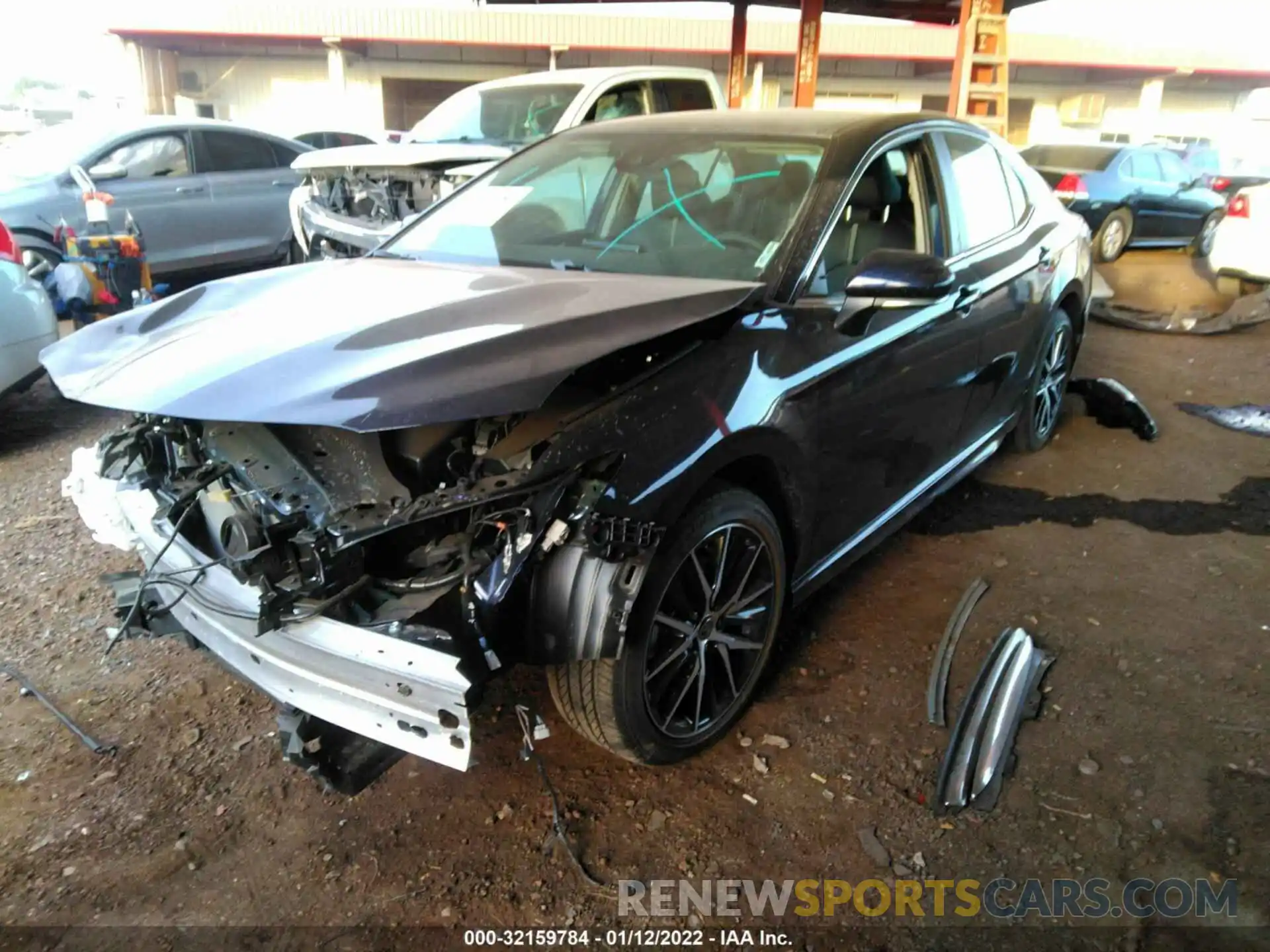 2 Photograph of a damaged car 4T1G11AK5NU641934 TOYOTA CAMRY 2022