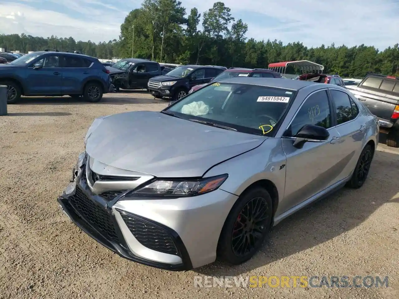 2 Photograph of a damaged car 4T1G11AK5NU692043 TOYOTA CAMRY 2022