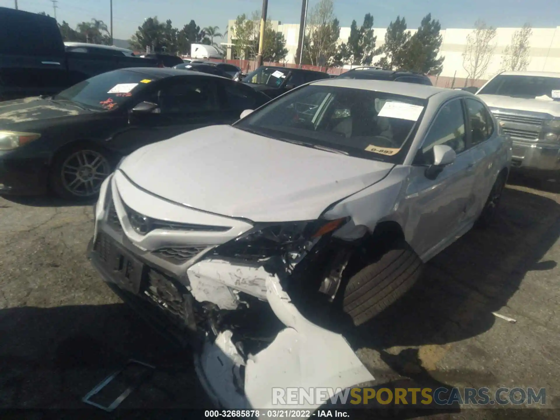 2 Photograph of a damaged car 4T1G11AK6NU009413 TOYOTA CAMRY 2022